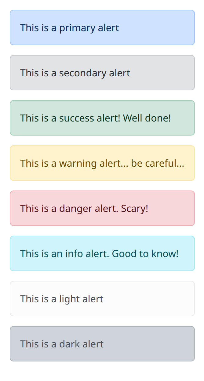 alert_simple example