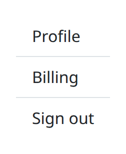list_group_flush example